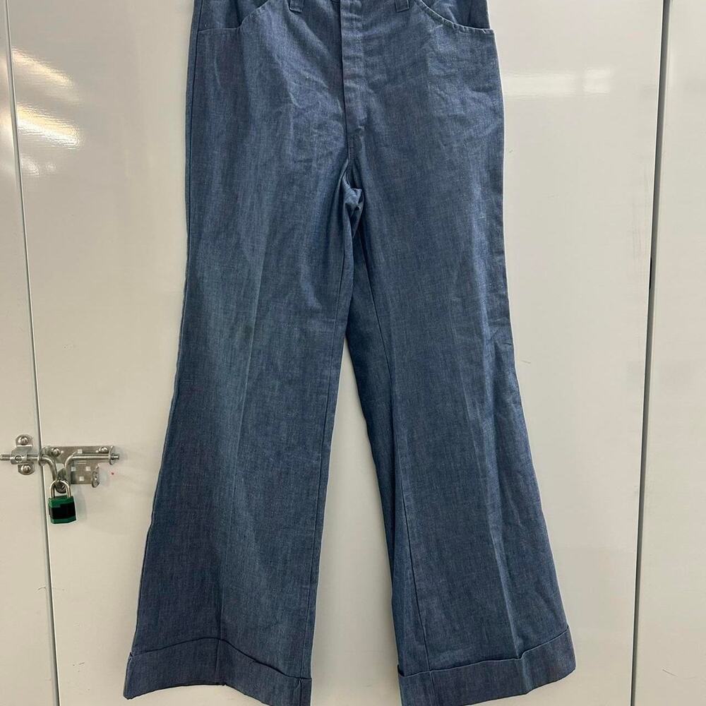 VTG 1970s Wrangler blue bell bottoms pants